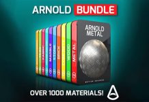 Arnold Material Packs Bundle for Cinema 4D Free Download Arnold Material Packs Bundle